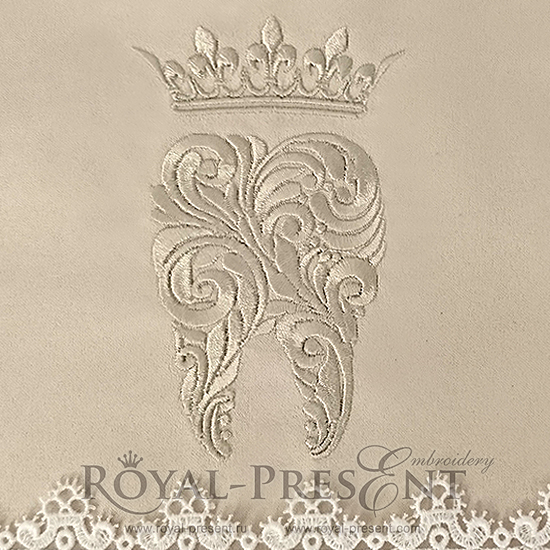 Machine Embroidery Design Ornate tooth
