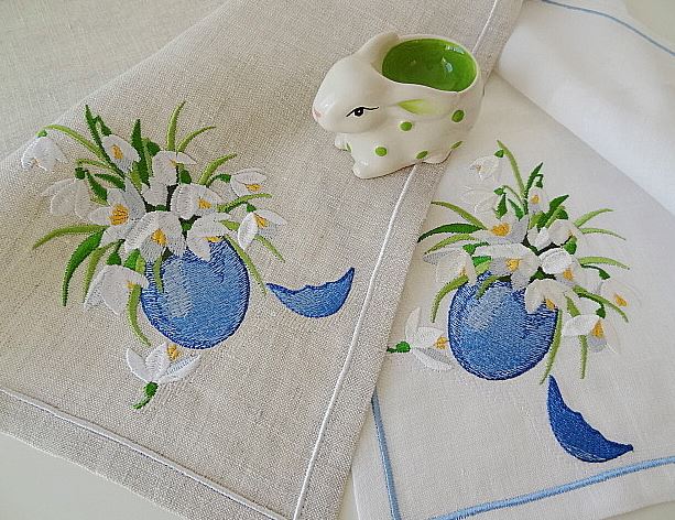 Machine Embroidery Design Easter bouquet
