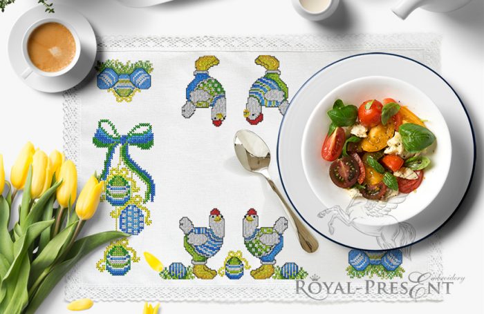 Easter set Cross-stitch Machine Embroidery Designs