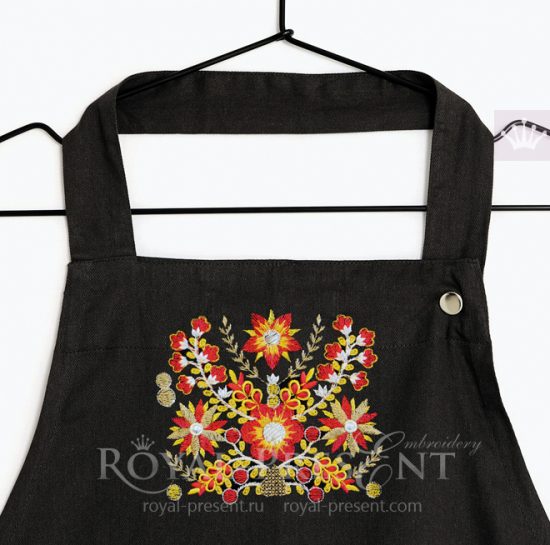 Free Machine Embroidery Design Indian ornament