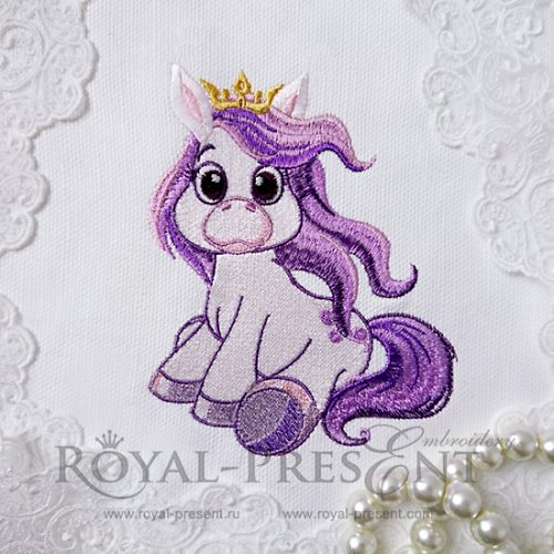 Machine Embroidery Design Little Pony