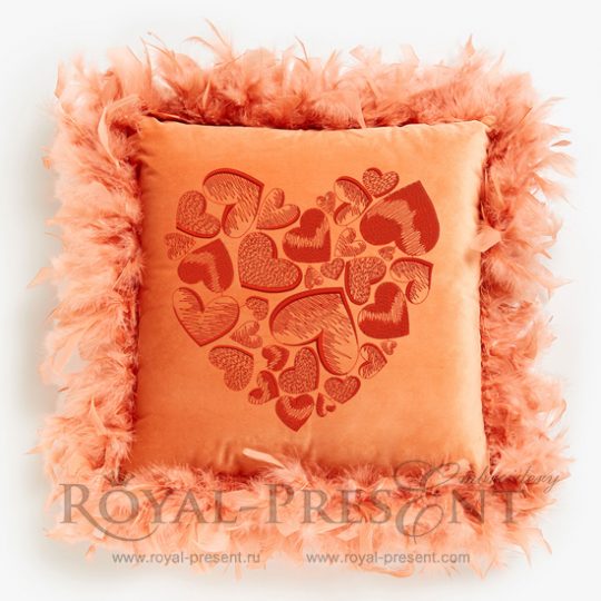 Happy Valentine's Day Machine Embroidery Design