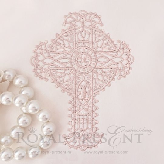 Machine Embroidery Design Amazing Cross