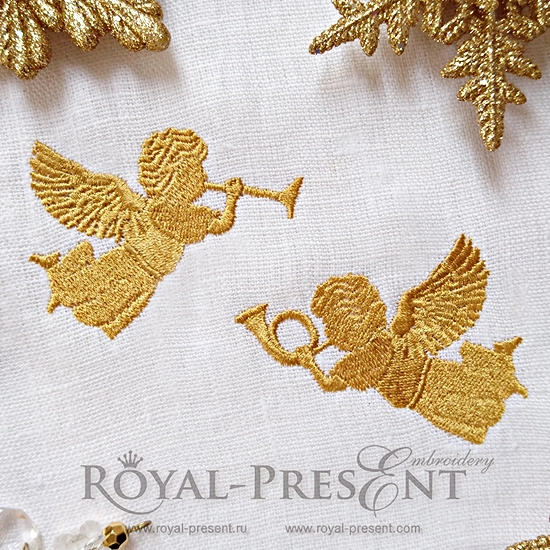 Machine Embroidery Designs Christmas Angels