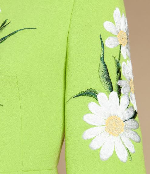 Machine Embroidery Design Garden Daisies