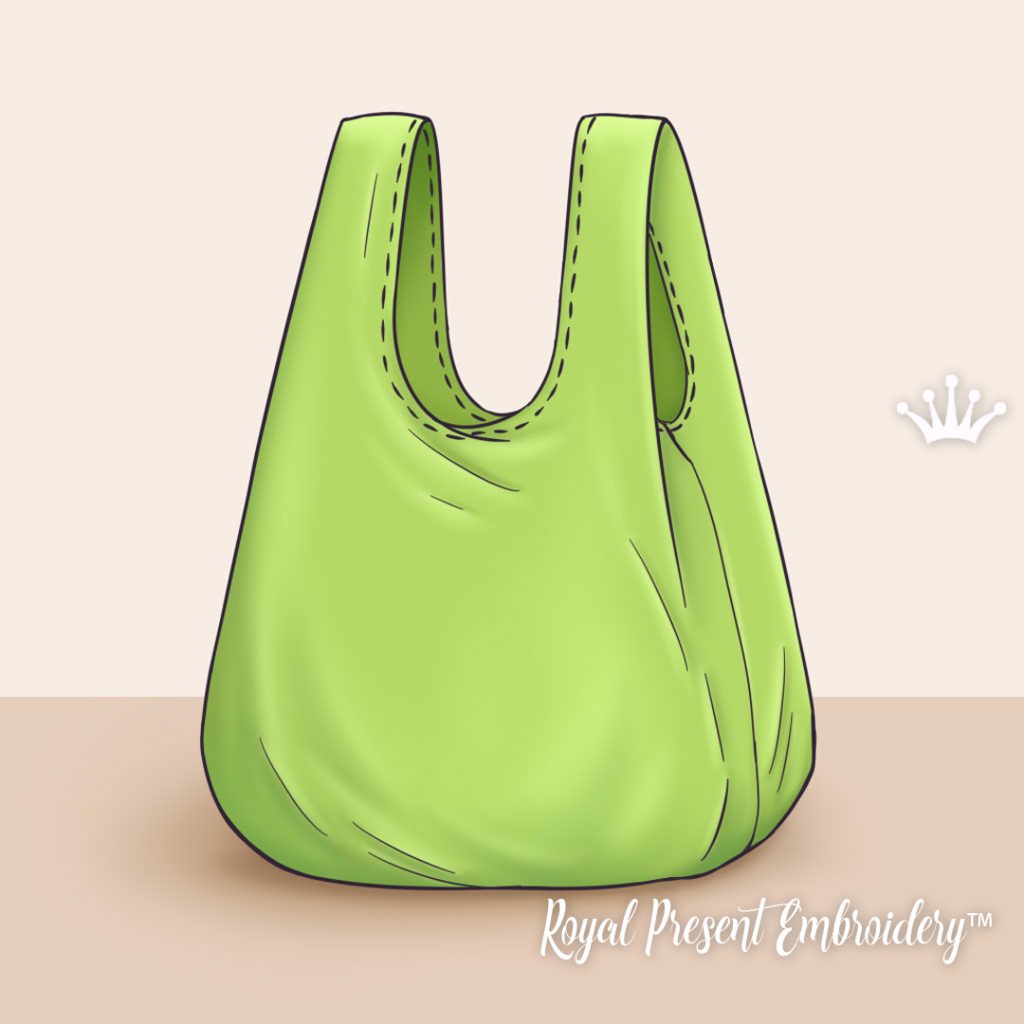 T-shirt bag U cut bags