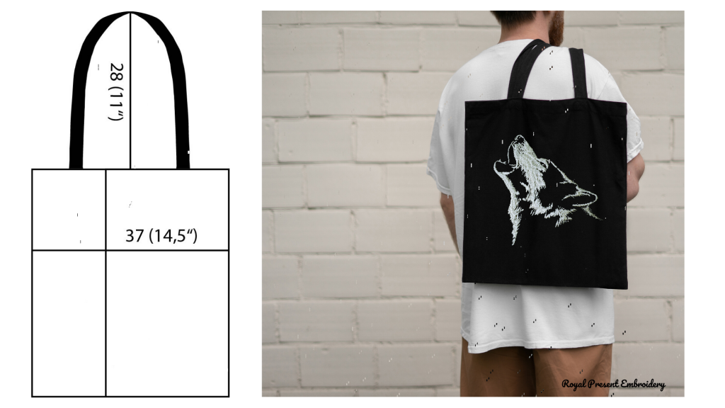 Shopping bag without bottom and sides