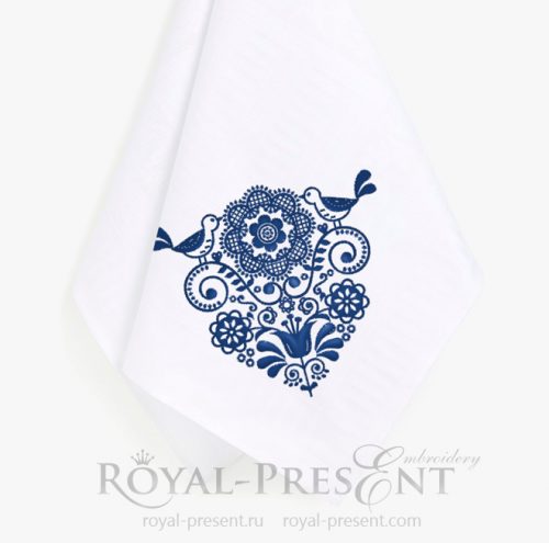 Nordic Folk Machine Embroidery Design