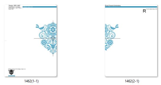 Glue these two sheets together to get 100% embroidery