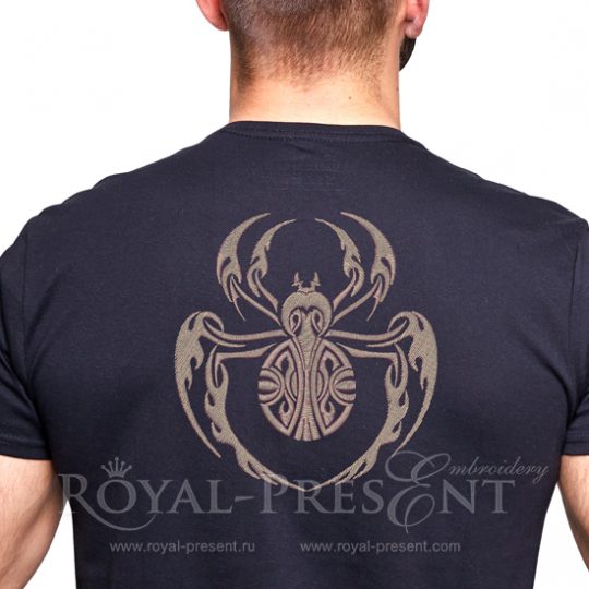 Machine Embroidery Design Spider