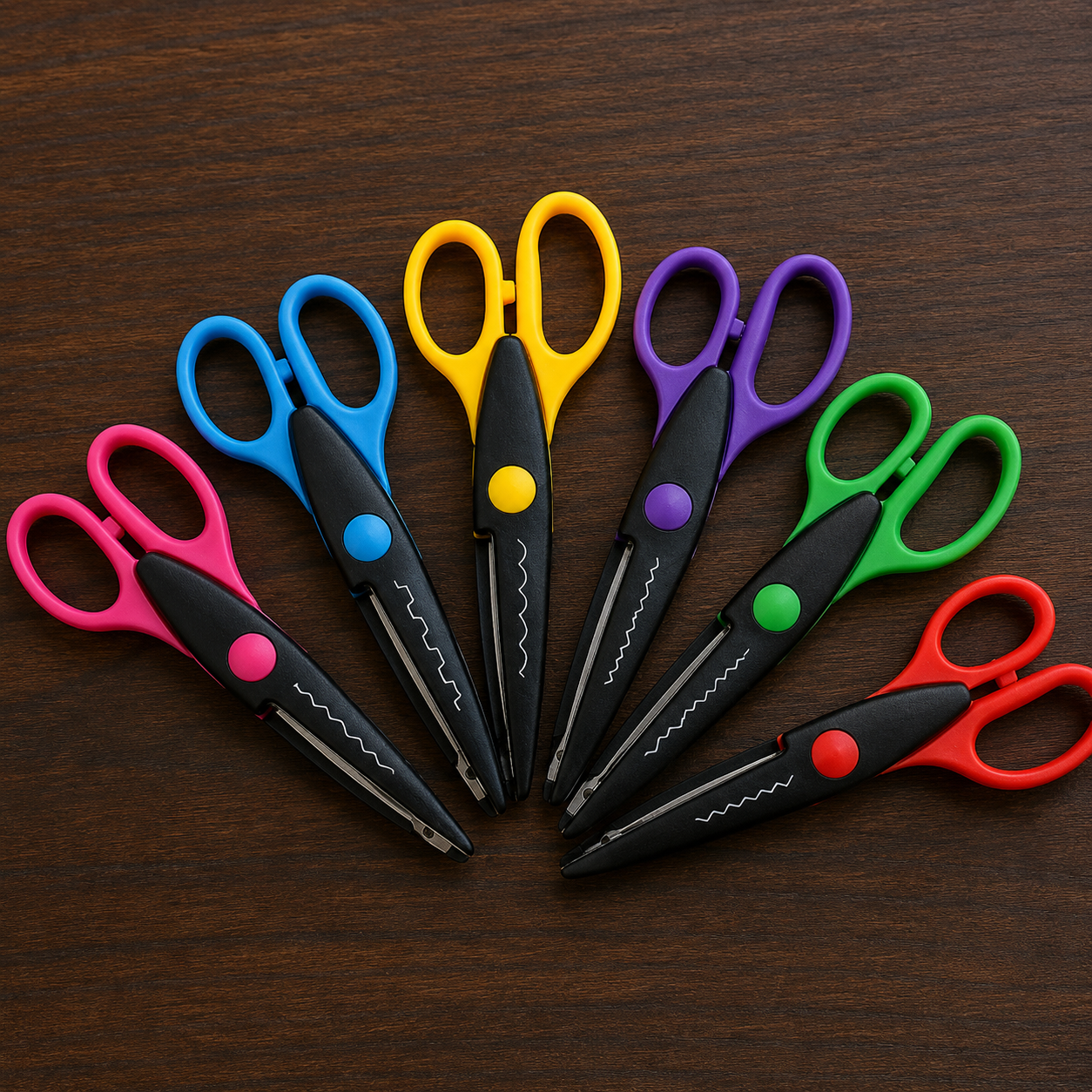 You can also use decorative-edge scissors