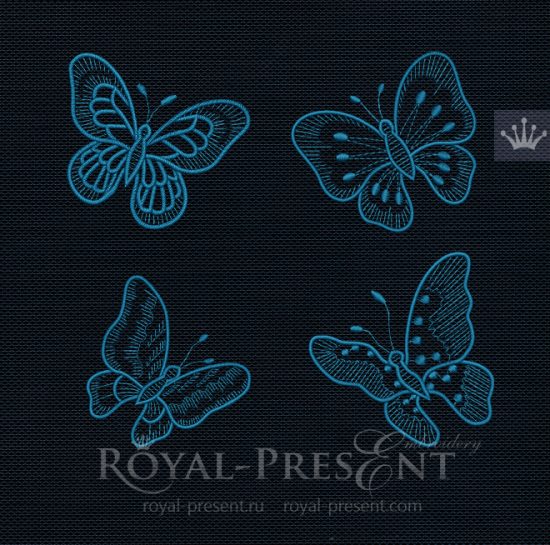 Free Machine Embroidery Designs Butterflies