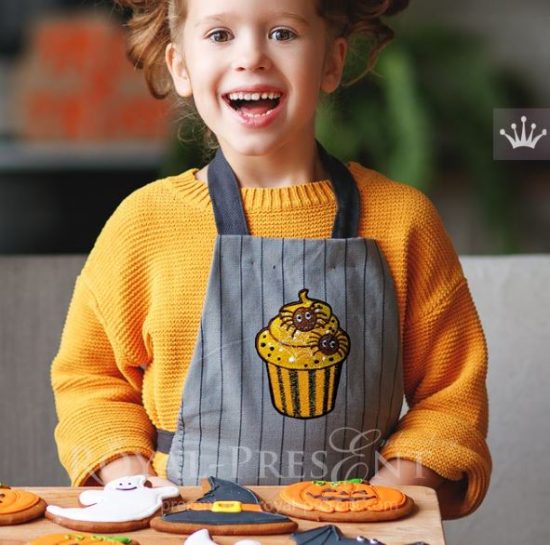 Terrible Halloween Cupcake Machine Embroidery Design - 3 sizes