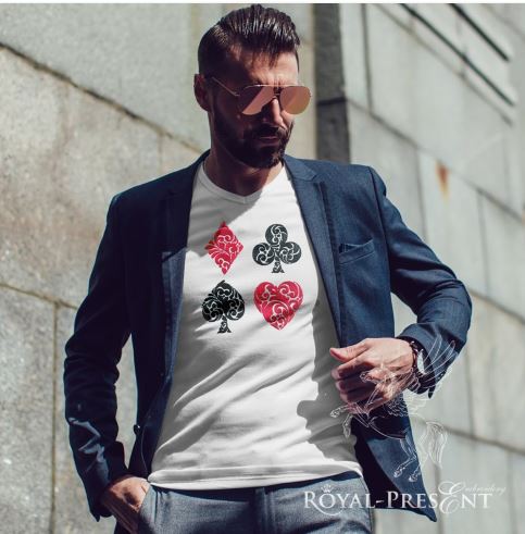 Playing Card Symbols Machine Embroidery Designs