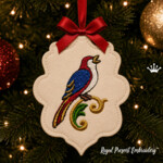 12 Days of Christmas ITH Ornaments – Machine Embroidery Design Bundle - 3 Sizes