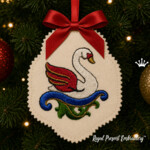 12 Days of Christmas ITH Ornaments – Machine Embroidery Design Bundle - 3 Sizes
