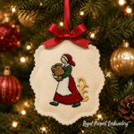 12 Days of Christmas ITH Ornaments – Machine Embroidery Design Bundle - 3 Sizes