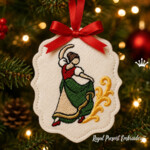 12 Days of Christmas ITH Ornaments – Machine Embroidery Design Bundle - 3 Sizes