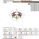 12 Days of Christmas ITH Ornaments – Machine Embroidery Design Bundle - 3 Sizes