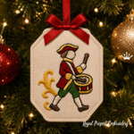 12 Days of Christmas ITH Ornaments – Machine Embroidery Design Bundle - 3 Sizes