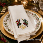 12 Days of Christmas Tiny Machine Embroidery Design Bundle - 3 Sizes