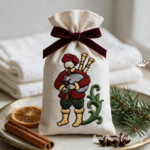12 Days of Christmas Tiny Machine Embroidery Design Bundle - 3 Sizes