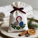12 Days of Christmas Tiny Machine Embroidery Design Bundle - 3 Sizes