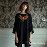 Three Polish Folk Roses Set