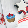 4th of July Cupcake - 4 sizes