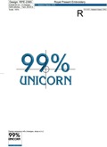 99% Unicorn inscription - 3 sizes