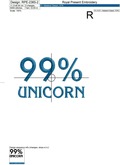 99% Unicorn inscription - 3 sizes