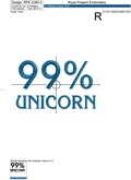 99% Unicorn inscription - 3 sizes