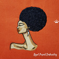 African Girl machine embroidery design - 6 sizes