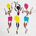 African dancers Machine Embroidery Designs