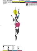 African dancers Machine Embroidery Designs