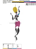 African dancers Machine Embroidery Designs