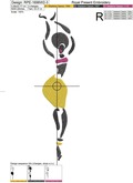 African dancers Machine Embroidery Designs