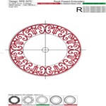 Andalusian Balcony ITH Placemat Embroidery Design – 8 Sizes