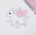 Angel Bunny Embroidery Design - 4 sizes