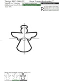 Angels Applique Embroidery Designs Set