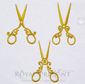 Antique scissors machine embroidery designs