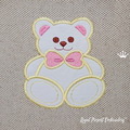 Applique Teddy Bear - 2 sizes