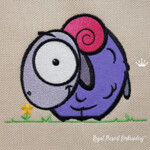 Appliqué Lamb - 4 sizes