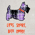 Applique Scottie Dog