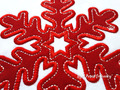 Applique Snowflake machine embroidery design - 4 sizes