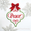 Arabesque Peace Inscription - 6 sizes