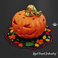 Autumn leaves table placemat ITH