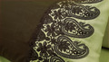 BUTA Indian brown lace border Machine Embroidery Design