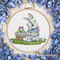 Baby Bunny on the lawn Easter - 4 sizes