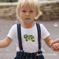 Baby Turtle Cartoon Machine Embroidery Design - 2 sizes